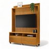 Estante Home para Tvs 50" Estilos Naturalle Ripado Carmolar - 2
