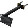 Suporte Refletor Base Reta Braço 20 Cm Preto - 10
