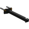 Suporte Refletor Base Reta Braço 20 Cm Preto - 1