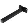Suporte Refletor Base Reta Braço 20 Cm Preto - 8