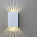 Ver imagem 4 de Kit 5 Luminárias Arandela Box 9 Fachos Ip65 4W 3000K Branco