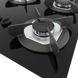 Cooktop Fogatti Safe Ferro Fundido 5 Bocas À Gás Preto Bivolt - 2