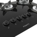 Ver imagem 5 de Cooktop Fogatti Safe Ferro Fundido 5 Bocas À Gás Preto Bivolt