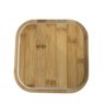 Pote de Vidro Retangular 1,15l com Tampa Hermética de Bambu - 2