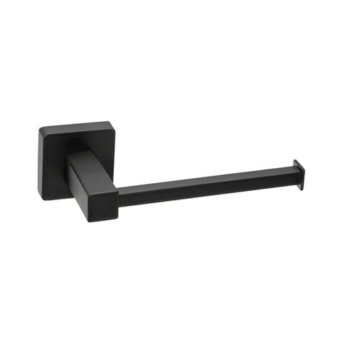 Porta Papel Hiigiênico Cubit Preto Matte Meber