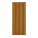 Ver imagem 1 de Porta Sanfonada de PVC 210cm x 84cm Plastporta Bcf Marrom/Cerejeira