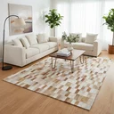 Ver imagem 1 de Tapete de Couro Natural 2,00 X 1,50 M Costurado.