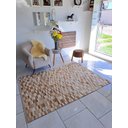 Ver imagem 2 de Tapete de Couro Natural 2,00 X 1,50 M Costurado.