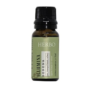 Essência Aromática Serena - Capim Limão e Vetiver- 15ml, da Herbo
