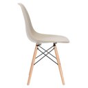 Ver imagem 3 de Cadeira Charles Eames Eiffel Nude Polipropileno Cozinha Sala de Estar Jantar Mesa Jantar