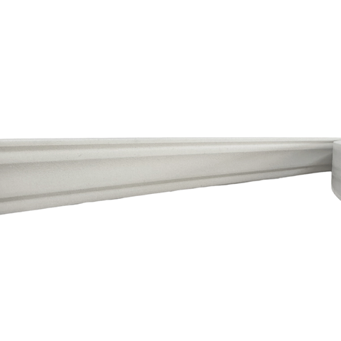 Boiserie Moldura Eva Autocolante Terra 2,5cmx8mm 25 Metros - Branco