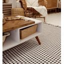 Ver imagem 6 de Tapete Boho Andaraí Off White/Preto 140x250cm