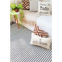 Ver imagem 5 de Tapete Boho Andaraí Off White/Preto 140x250cm