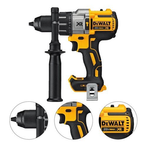 PARAFUSADEIRA E FURADE IMPACTO 20V S/BATERIA DEWALT DCD996B - 6