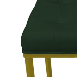 Puff Londres com Suporte Dourado - Verde - 5