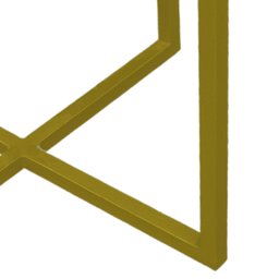 Puff Londres com Suporte Dourado - Verde - 3
