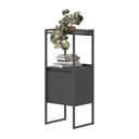 Ver imagem 1 de Estante 2 Prateleiras Azias Preto Onix
