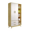 Ver imagem 3 de Guarda-Roupa Infantil 2 Portas 2 Gavetas Dudu Rodmóveis