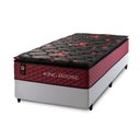 Ver imagem 3 de Conjunto Cama Box c/ Molas Ensacadas Toronto Vermelho Solteiro 96x203x66