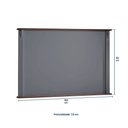 Ver imagem 2 de Painel de Tv para Sala 150cm Clássico 50505 Linz Móveis - Cinza/imbuia Glazer