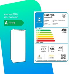 Freezer e Conservador Vertical Hq 180 Litros Degelo Manual Branca Bd-180u 127v - 8
