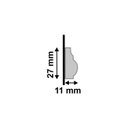 Ver imagem 4 de Rodameio para Sobrepor 468 Sl11-16 Branco de Poliestireno com 2,7cm X 2,40m Coleção Clássica