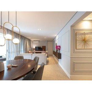 Rodameio para Sobrepor 468 Sl11-16 Branco de Poliestireno com 2,7cm X 2,40m Coleção Clássica