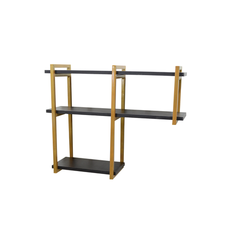 nicho INVERTIDO metalon 80X20 PRETO/DOURADO  METALICO 04