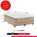 Ver imagem 3 de Cama Box Casal Bipartido + Colchão Life D33 Pillow Top 61x138x188cm - Bege - e-Shop Casa