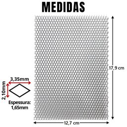 Tela de Ralo Grelha 15x20 Protetor Pernilongos Ratos Baratas - 3