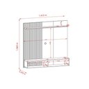 Ver imagem 4 de Bancada Suspensa Íris para Tv de até 55 Polegadas - Cumaru Opala - Madetec
