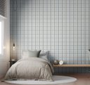 Ver imagem 3 de Papel de Parede Bobinex Revoada - Xadrez Quadros Cinza e Azul 4455