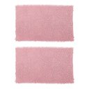 Ver imagem 1 de 2 Tapete De Banheiro Bolinha 38x48 Antiderrapante Rozac Rosa