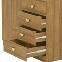 Ver imagem 7 de Cômoda para Quarto 2 Portas 4 Gavetas 120cm Tulsa V01 Nature - Lyam Decor