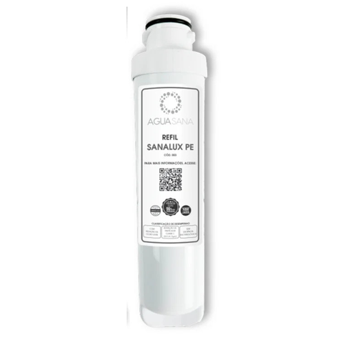 Refil Filtro Vela para Bebedouro Purificador de Água Pe10b Pe10x Aguasana Sanalux