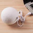 Ver imagem 3 de Luminária de Lua 3d com Base de Madeira Luminária Lua 3d com Base de Madeira Touch Usb Decorativa