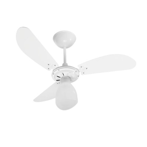 Ventilador de Teto Venti-delta 383121 3 Pás Transparentes 127v