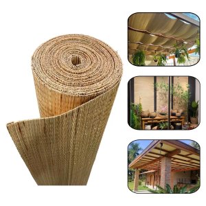 Esteira de Junco Natural 8,50mt X 65cm para Cobertura Decoração