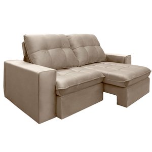 Sofá Burgos 230cm - Bege Konfort