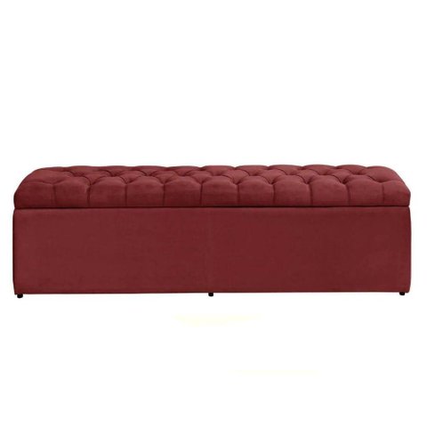 Báu Calçadeira Sapateira Dubai 1.28 Tamanho Viúva-suede Vermelho