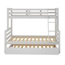 Ver imagem 6 de Cama Treliche Casal Solteiro Madeira Maciça Auxiliar Casal:Branco