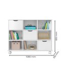 Ver imagem 5 de Nicho Organizador Qmovi 3 Gavetas Branco