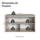 Ver imagem 3 de Balcão de Cozinha 120cm 2 Portas Suspenso Nice Madesa