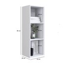 Ver imagem 3 de Nicho de Parede Vertical Branco Organizador Multiuso 90x33x26cm Funcionale Escritório