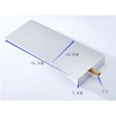 Ver imagem 3 de Chuveiro Ducha Luxo Retangular Aço Inoxidável 49,5cm