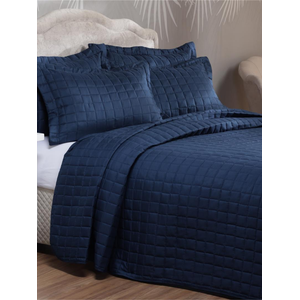Kit Cobre Leito Premium 200 Fios Dupla Face Casal, Queen, King e Solteiro:king Size/azul Night