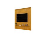 Ver imagem 4 de Painel para Tv até 75 Polegadas Ripado Dj Móveis Trento 223 Cedro