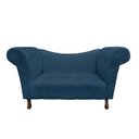 Ver imagem 1 de Recamier Divã Rio 1,50m Suede Azul Royal - Dominic Decor