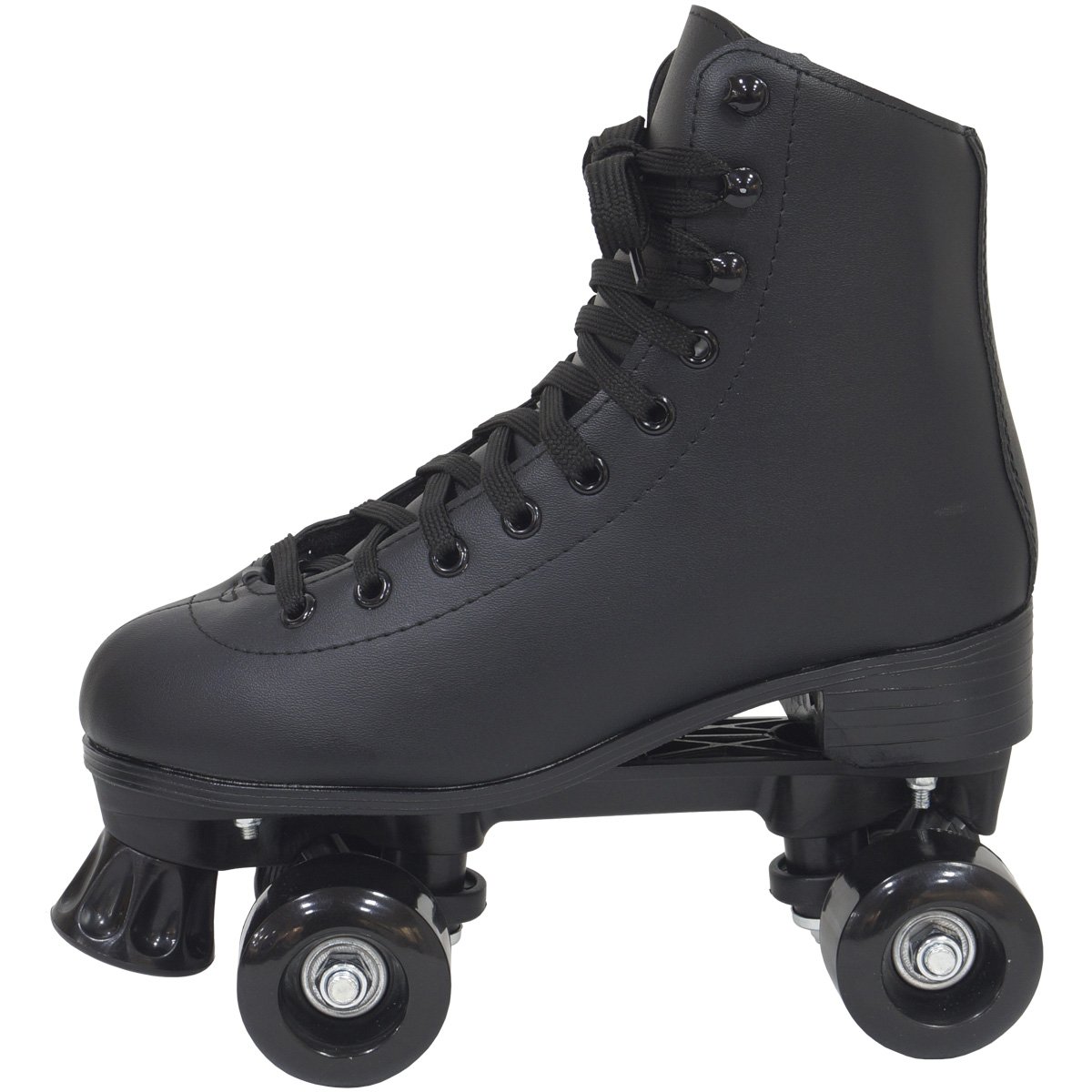 Patins Clássico Tradicional Quad 4 Rodas Roller de Rua Infantil Preto Importway BW-020-PT - 30 - 5