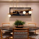 Ver imagem 6 de Luminária Pendente Slim Dourado 120cm Lumier Bivolt Soquete G9